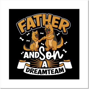 The dreamteam - father and son Posters and Art